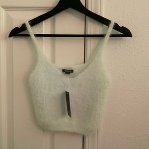 Fuzzy crop tank